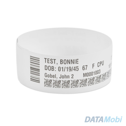 Zebra Z-Band Direct - Opaska identyfikacyjna dla dorosłych (W opakowaniu 6 kastek, 1200 opasek) Zebra Z-Band Direct - Opaska identyfikacyjna dla dorosłych (W opakowaniu 6 kastek, 1200 opasek)